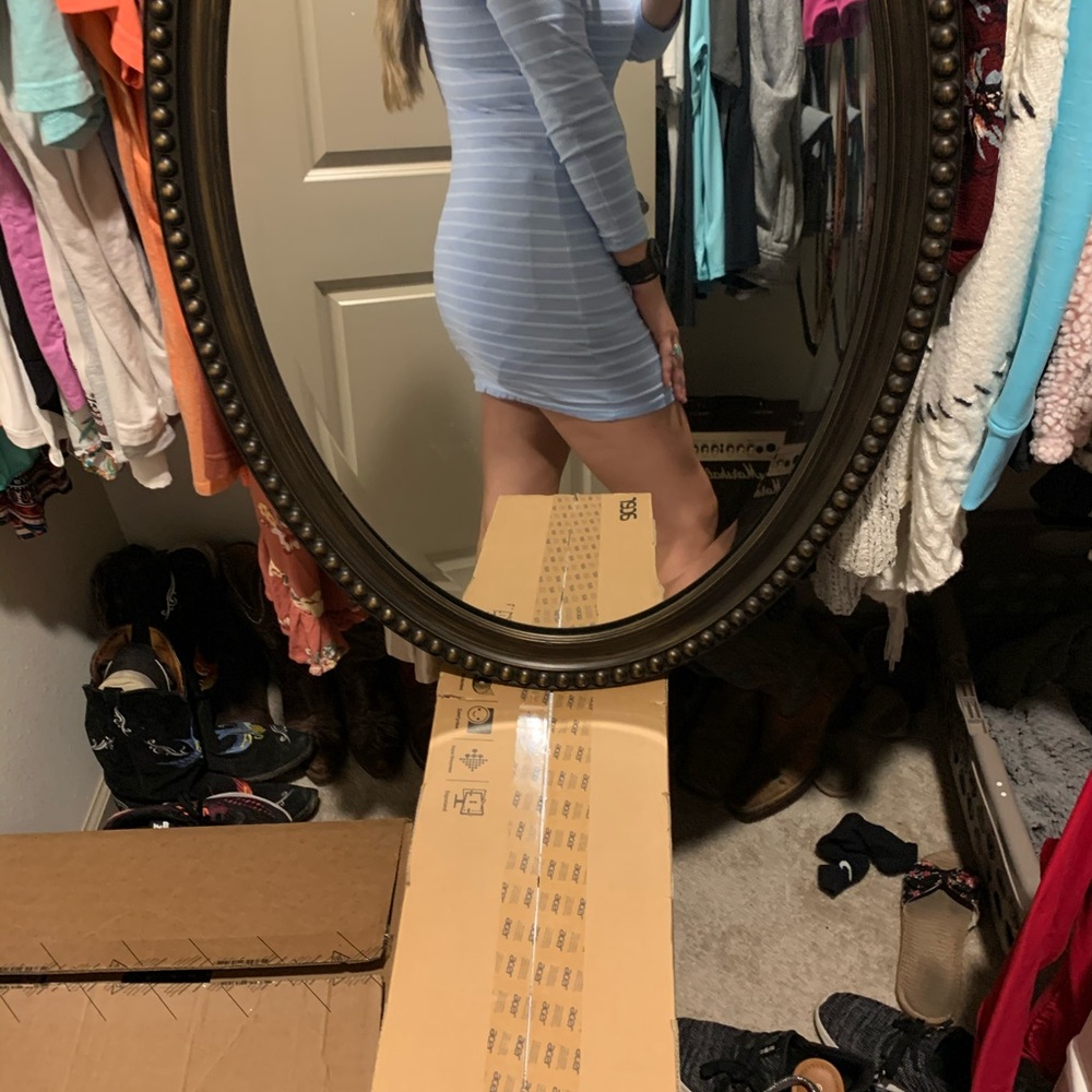 SUPER CUTE BABY BLUE DRESS
